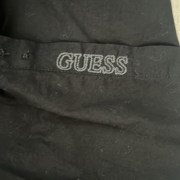 EUC Guess Men's Rock & Roll Rebellion Black Button Down Shirt Large - Picture 11 of 14